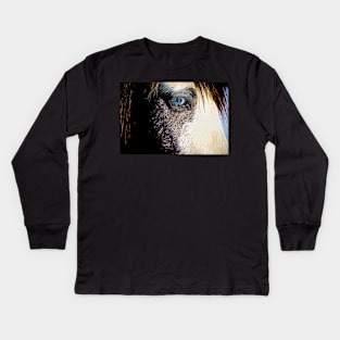 Equidae#4 Kids Long Sleeve T-Shirt